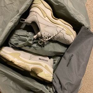 Balenciaga Original White Triple S size 37